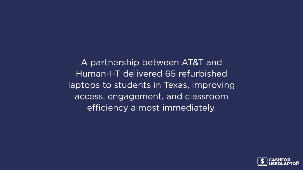 Refurbished Laptops to Students in Texas