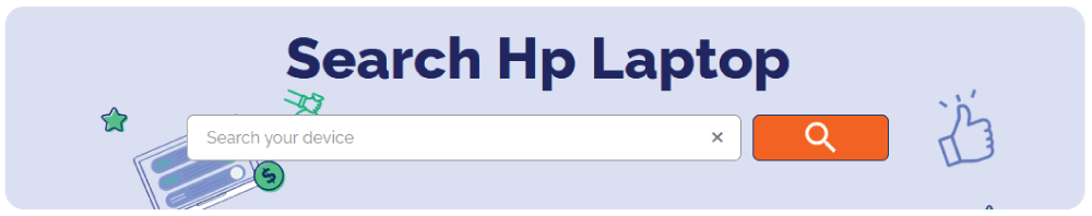 search hp laptop